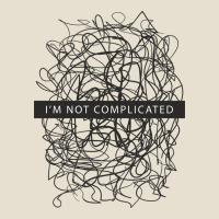 ı'm Not Complicated Urban Heavy Tee | Teevron