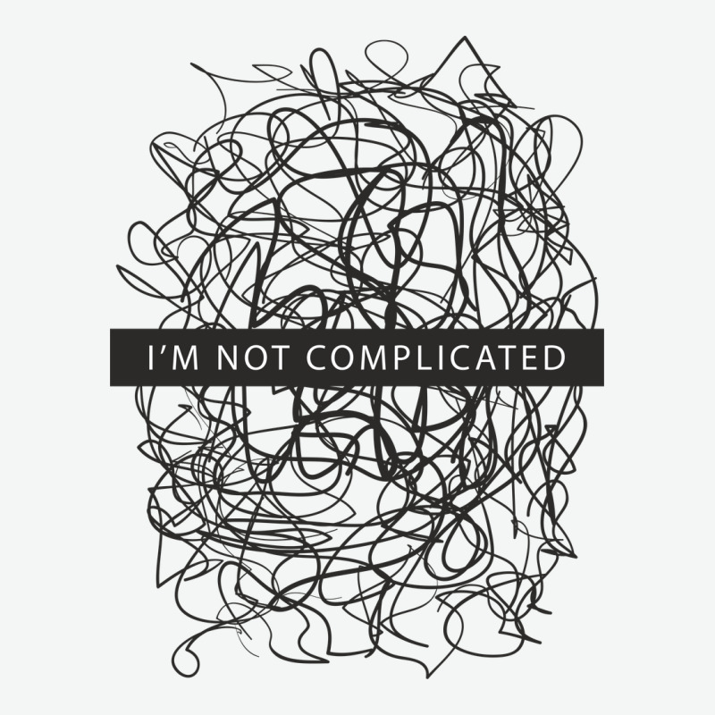 ı'm Not Complicated Urban Heavy Tee by artisFamous | Teevron