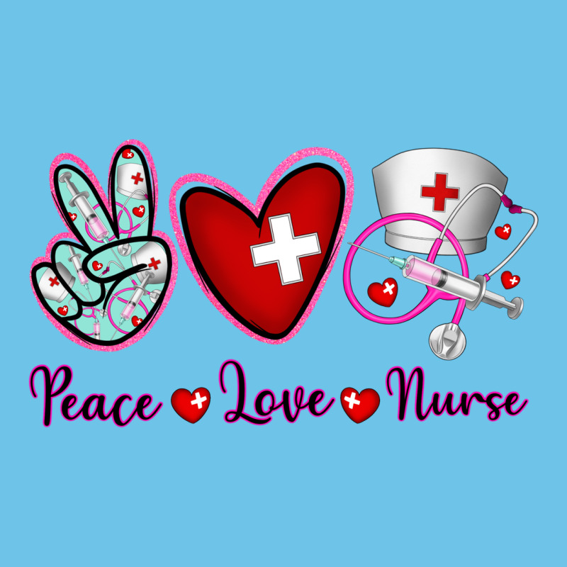 Peace Love Nurse Premium Sweatshirt by RanaPortraitStore | Teevron