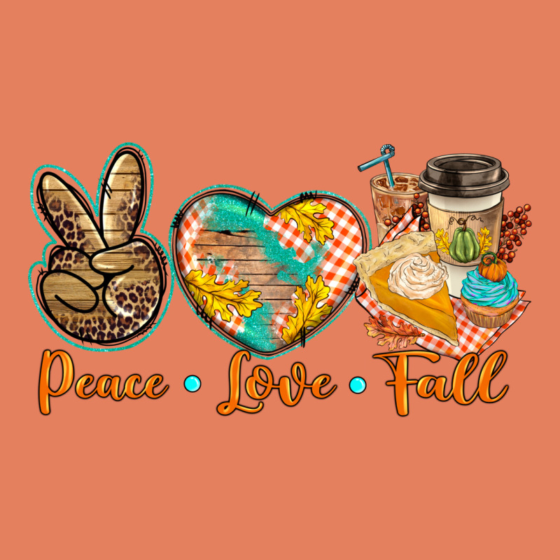Peace Love Fall Classic Tee by BarkalooDesign | Teevron
