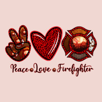 Peace Love Firefighter Premium Sweatshirt | Teevron