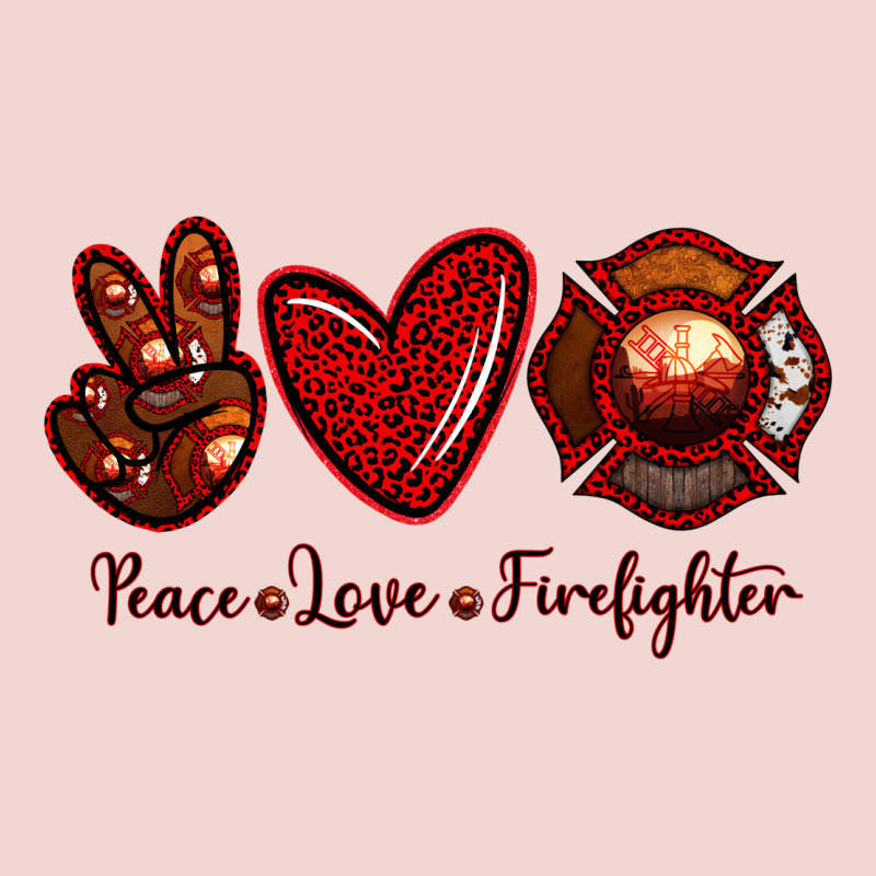 Peace Love Firefighter Premium Sweatshirt by RanaPortraitStore | Teevron