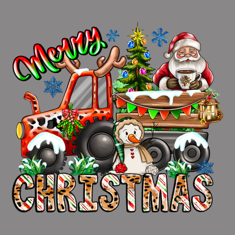 Merry Christmas  Tractor Vintage Tee by CowhideDigitalArt | Teevron