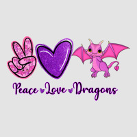 Peace Love Dragons Premium Sweatshirt | Teevron
