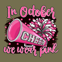 In October We Wear Pink Cheer Vintage Hoodie | Teevron