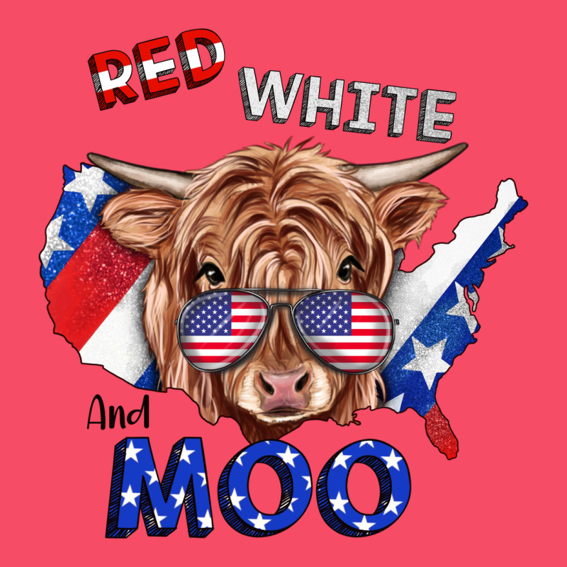 Red White And Moo Cow Premium Sweatshirt by RanaPortraitStore | Teevron