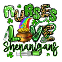 Nurses Love Shenanigans St Patricks Day Long Sleeve Tee | Teevron