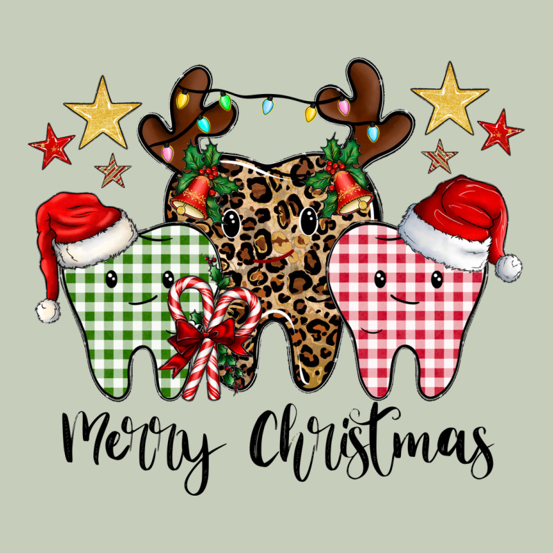 Merry Christmas Tooth Ladies Tee by CowhideDigitalArt | Teevron