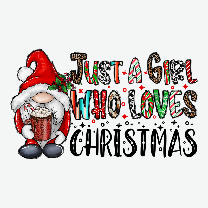 Just A Girk Who Loves Christmas Urban Heavy Tee by CowhideDigitalArt | Teevron