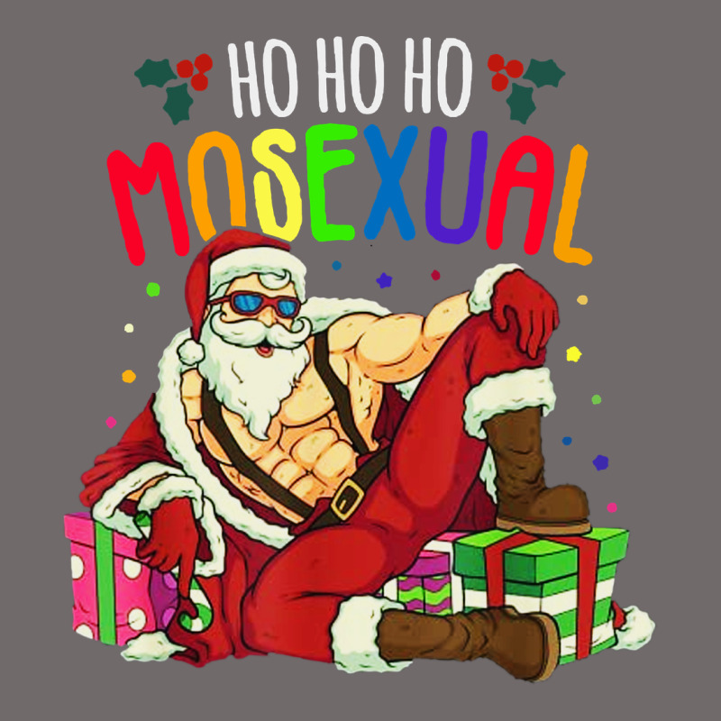 Mens Ho Ho Ho Mosexual Urban Heavy Tee by DesigneFamous | Teevron