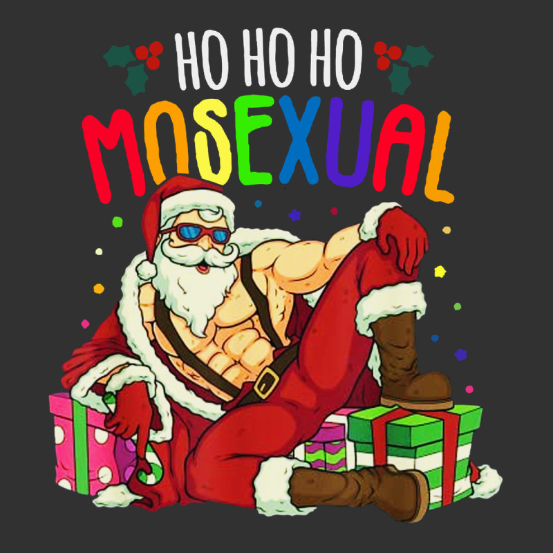 Mens Ho Ho Ho Mosexual Urban Heavy Tee by DesigneFamous | Teevron