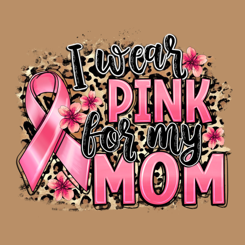 I Wear Pink For My Mom Vintage Hoodie by BarkalooDesign | Teevron