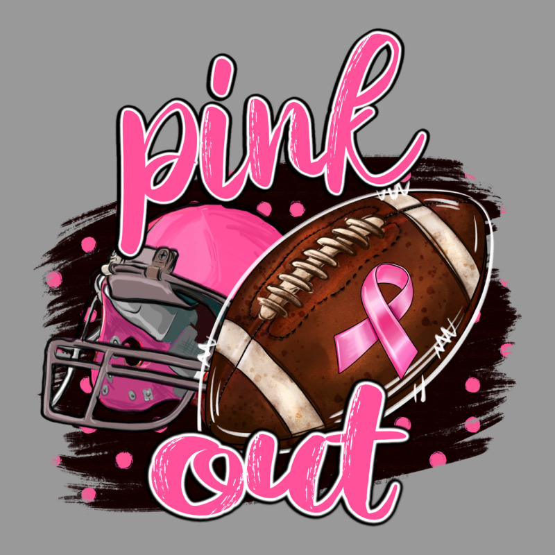 Pink Out Football Vintage Hoodie by BarkalooDesign | Teevron