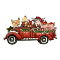 christmas truck with farm animals | Teevron
