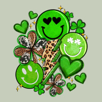 St Patrick's Day Green Smile Long Sleeve Tee | Teevron