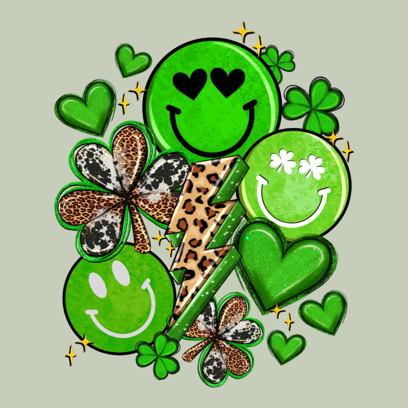 St Patrick's Day Green Smile Long Sleeve Tee by Artiststas | Teevron