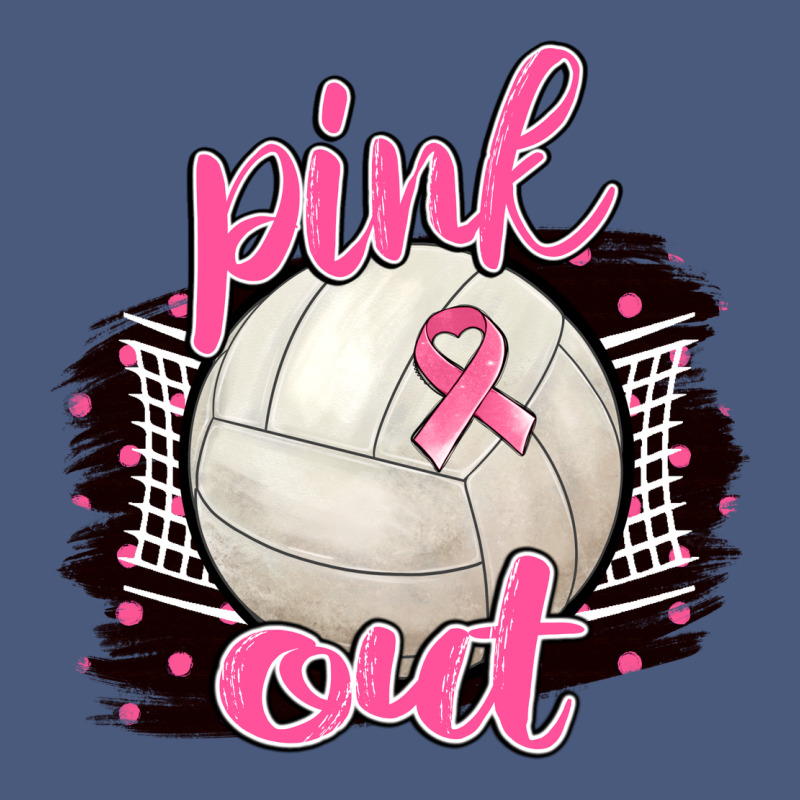 Pink Out Volleyball Vintage Hoodie by BarkalooDesign | Teevron