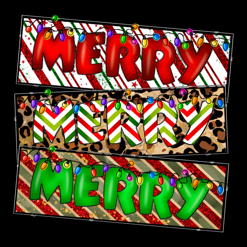 Merry Merry Merry Ladies Tee by CowhideDigitalArt | Teevron