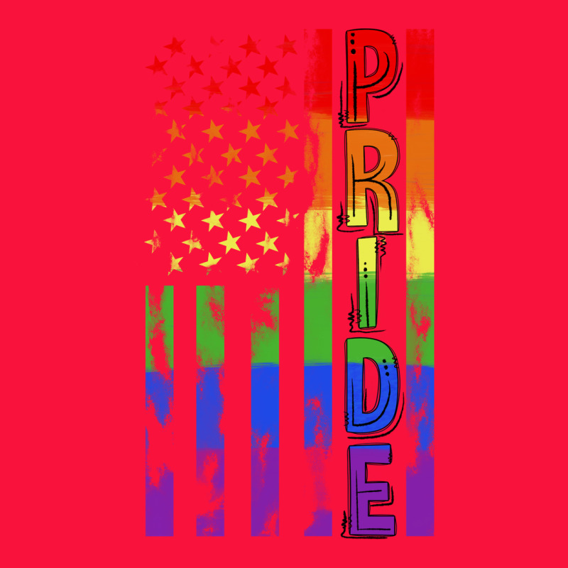 Lgbtq Pride American Flag Classic Tee by FaDigitalArtStudio | Teevron