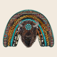Western Rainbow With Bison Zipper Hoodie | Teevron