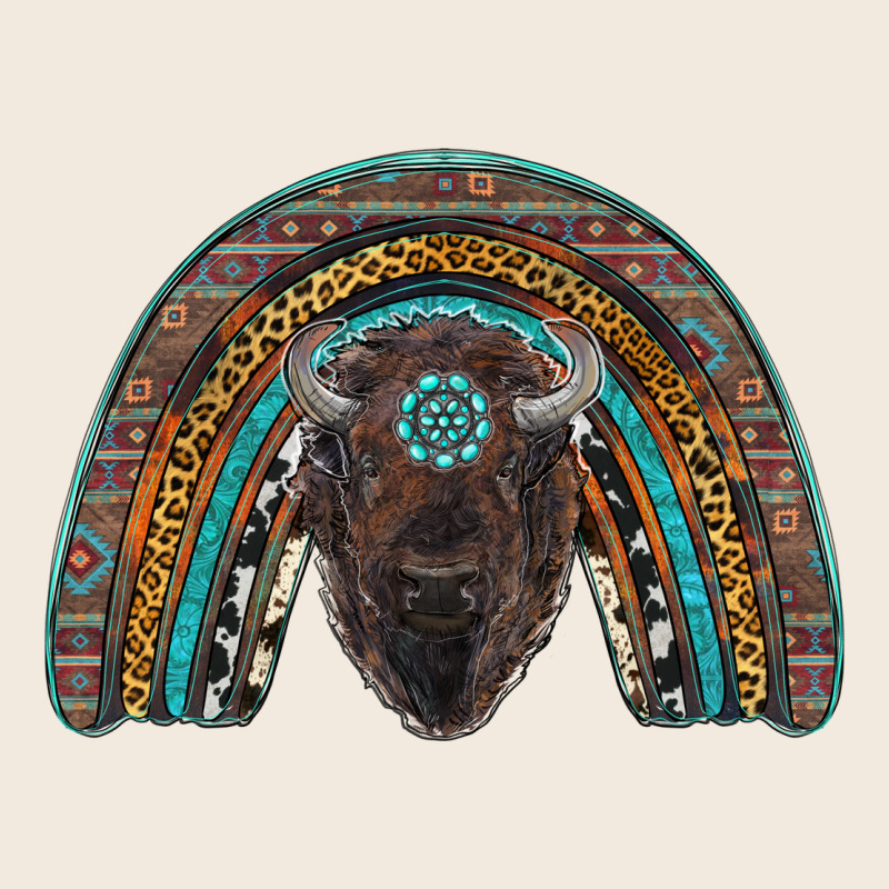 Western Rainbow With Bison Zipper Hoodie by RanaPortraitStore | Teevron