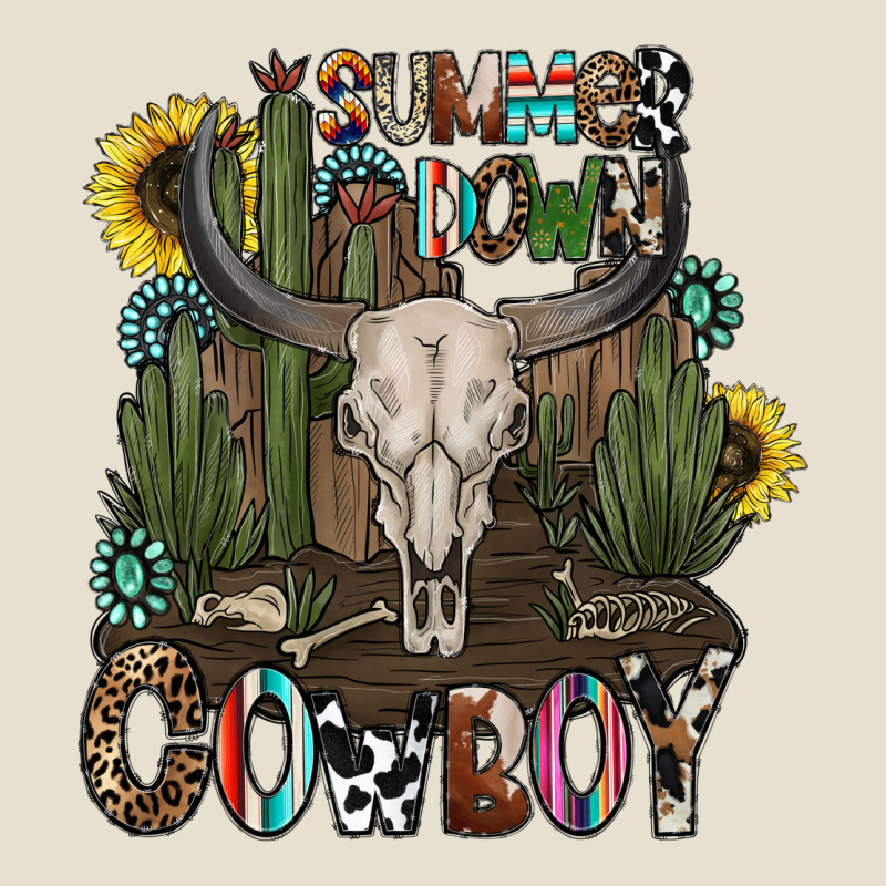 Summer Down Cowboy Urban Heavy Tee by CowhideDigitalArt | Teevron