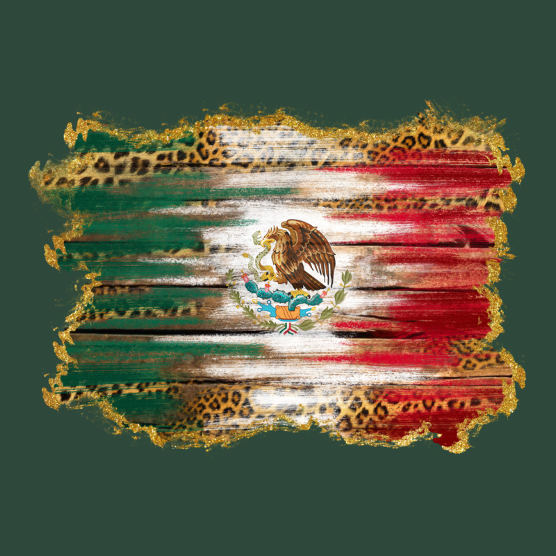Mexican Flag With Leopard Zipper Hoodie by RanaPortraitStore | Teevron