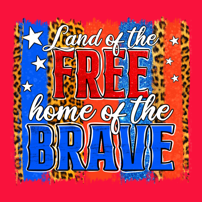 Land Of The Free 4th Of July Brushstroke Classic Tee by Jasminsmagicworld | Teevron