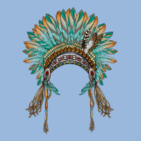 Native American Headdress Turquise Premium Hoodie | Teevron