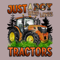 Just A Boy Who Loves Tractors Vintage Hoodie | Teevron