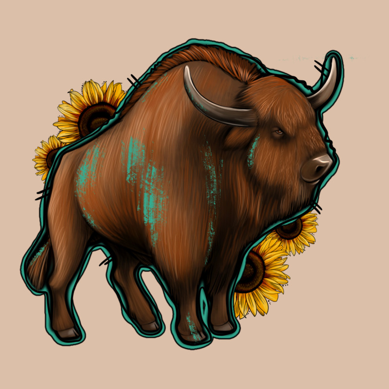 Western  Bison Urban Heavy Tee by Jasminsmagicworld | Teevron