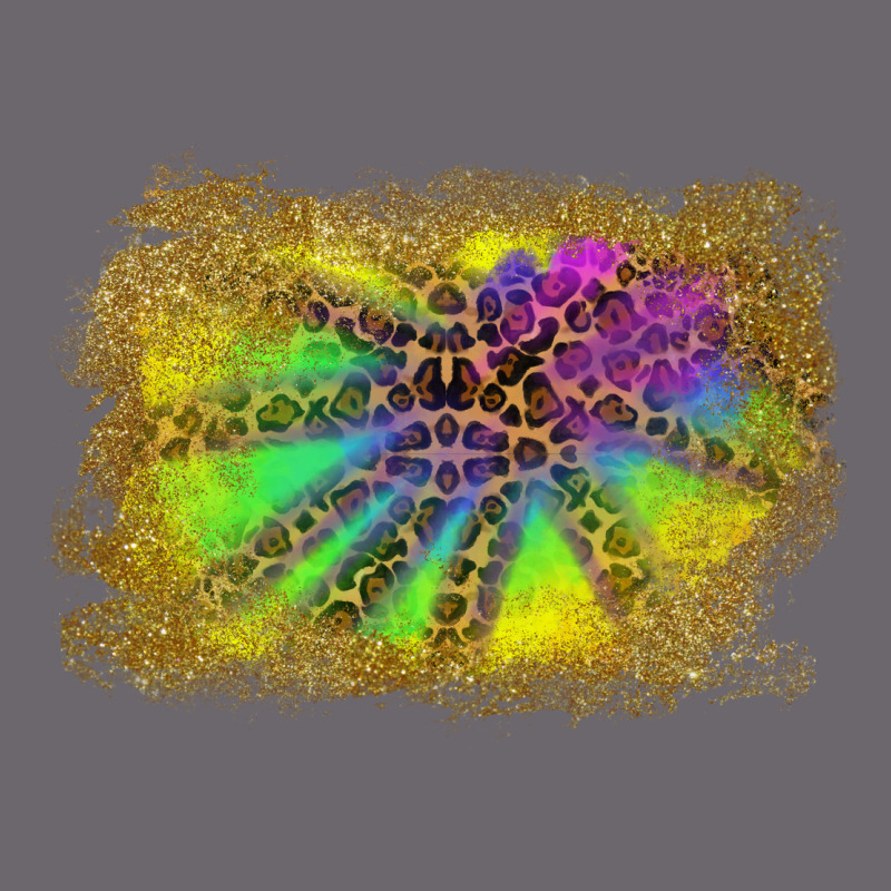 Colorful Glitter Leopard Background Premium Sweatshirt by RanaPortraitStore | Teevron
