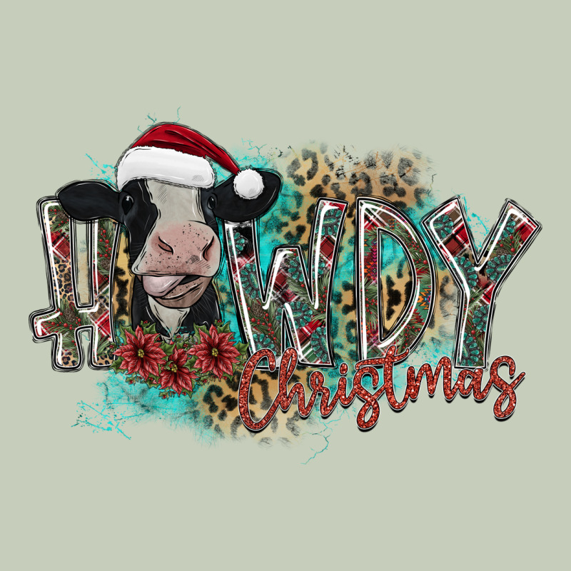 Howdy Christmas Ladies Tee by CowhideDigitalArt | Teevron