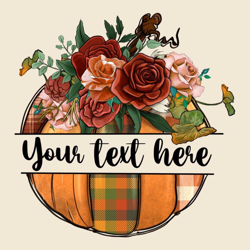 Preview Customize Floral Pumpkin Premium Tee by BundleAndBundleShop | Teevron