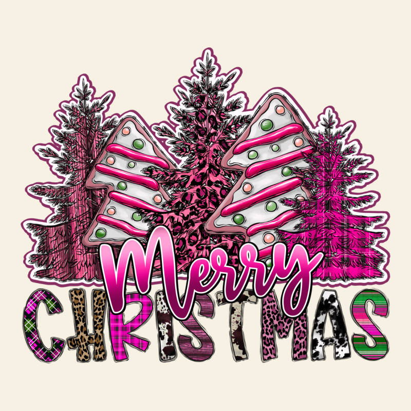 Merry Christmas Pink  Trees Vintage Tee by CowhideDigitalArt | Teevron