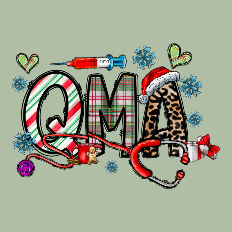 Christmas Nurse Qma Urban Heavy Tee by CowhideDigitalArt | Teevron