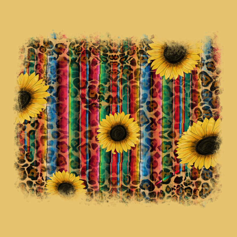 Sunflowers Serape Leopard Premium Sweatshirt by RanaPortraitStore | Teevron