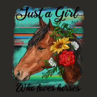Just A Girl Who Loves Horseshoe Heavy Core Tee | Teevron