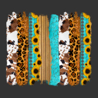 turquoise sunflowers cowhide leopard glitter background | Teevron