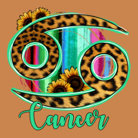 Cancer Zodiac Sign Sunflower Leopard Serape Heavyweight Hoodie | Teevron