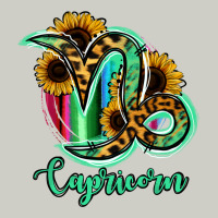Capricorn Zodiac Sign Sunflower Leopard Serape Heavyweight Hoodie | Teevron