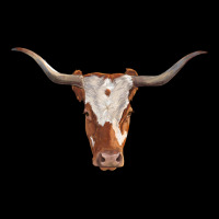 Longhorn Cow Head Heavy Core Tee | Teevron