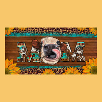 Western Heifer Mom With Sunflowers And Turquoise License Plate Vintage Hoodie | Teevron