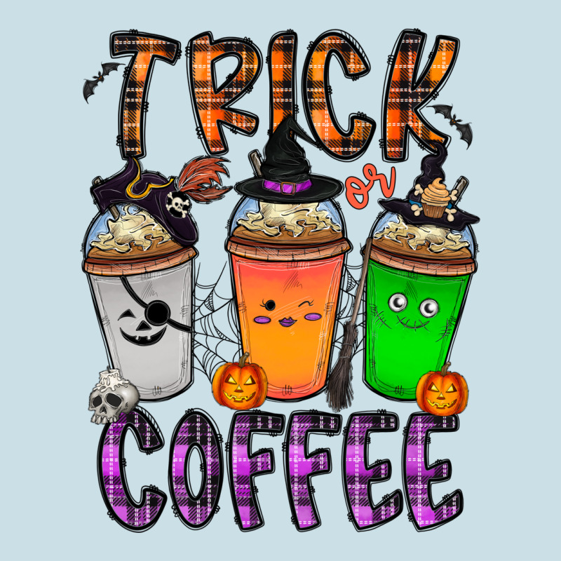 Trick Or Coffee Ladies Tee by CowhideDigitalArt | Teevron