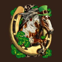 Horse With Horseshoe St Patricks Day Heavy Core Tee | Teevron