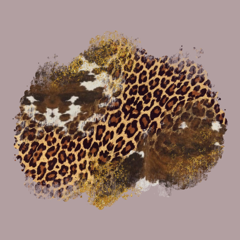 Leopard Cowhide Glitter Patches Vintage Hoodie by Artiststas | Teevron