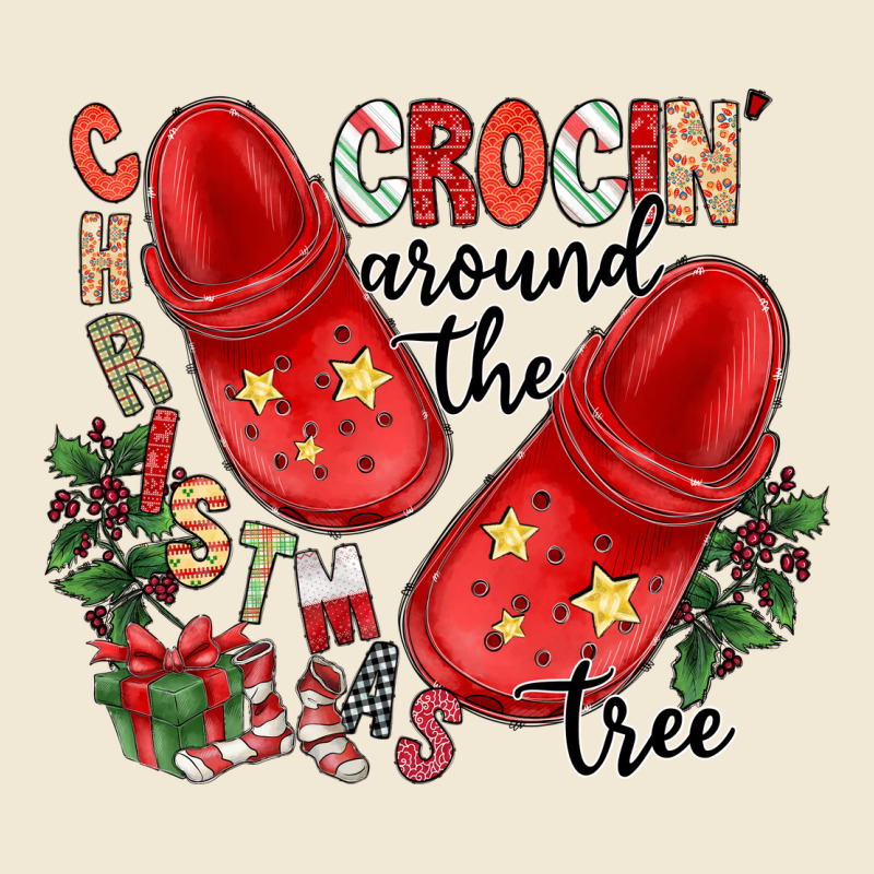 Christmas Crocin Around The Tree Ladies Tee by CowhideDigitalArt | Teevron