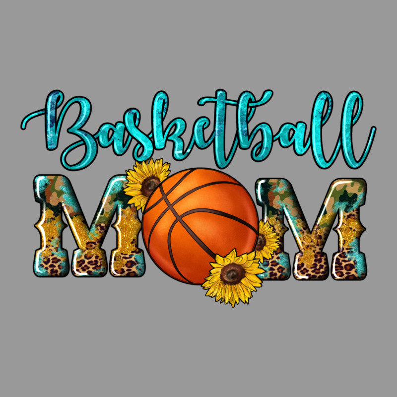 Western Leopard Camouflage Sunflowers Glitter Mom Basketball Vintage Hoodie by Artiststas | Teevron