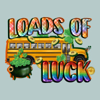 Loads Of Luck With School Bus St. Patrick's Day Heavy Core Tee | Teevron