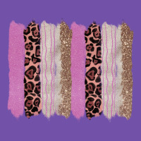 Pink Glitter Leopard Brushstroke Background Premium Sweatshirt | Teevron